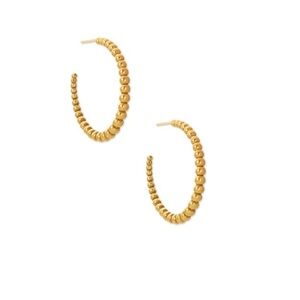 Kendra Scott Josie Hoops in Vintage Gold. New in box!